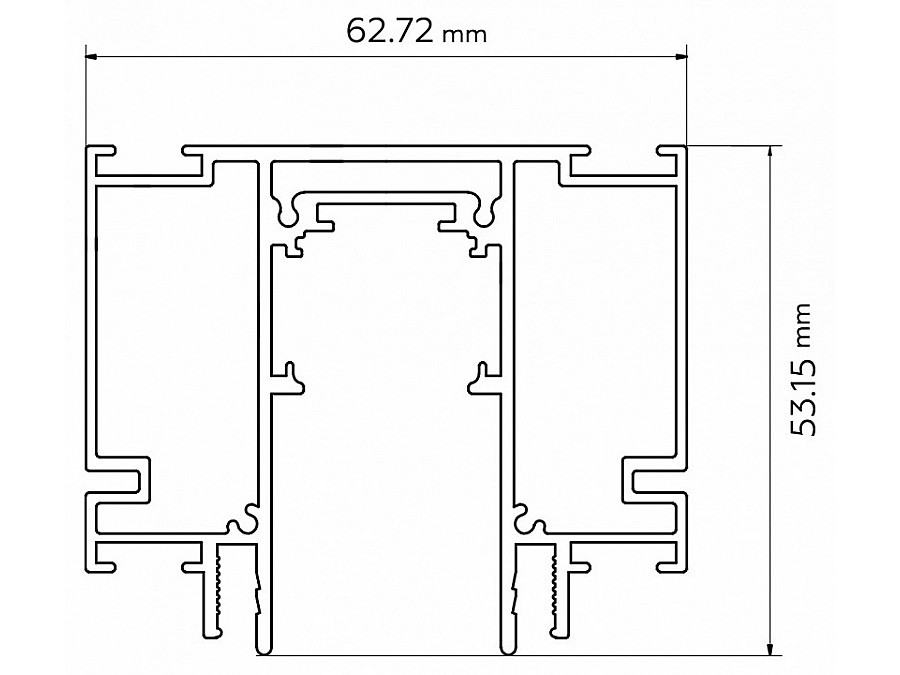 Трек встраиваемый Ambrella Light GL GL3251