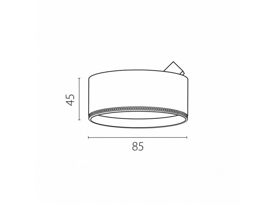 Плафон металлический Lightstar Alta Pro 215546