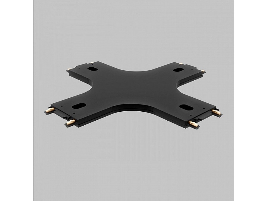 Соединитель X-образный для треков накладных Imex UT25 IL.0007.3004 BK