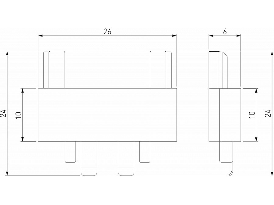 Соединитель линейный для треков Elektrostandard Flat Magnetic a063739