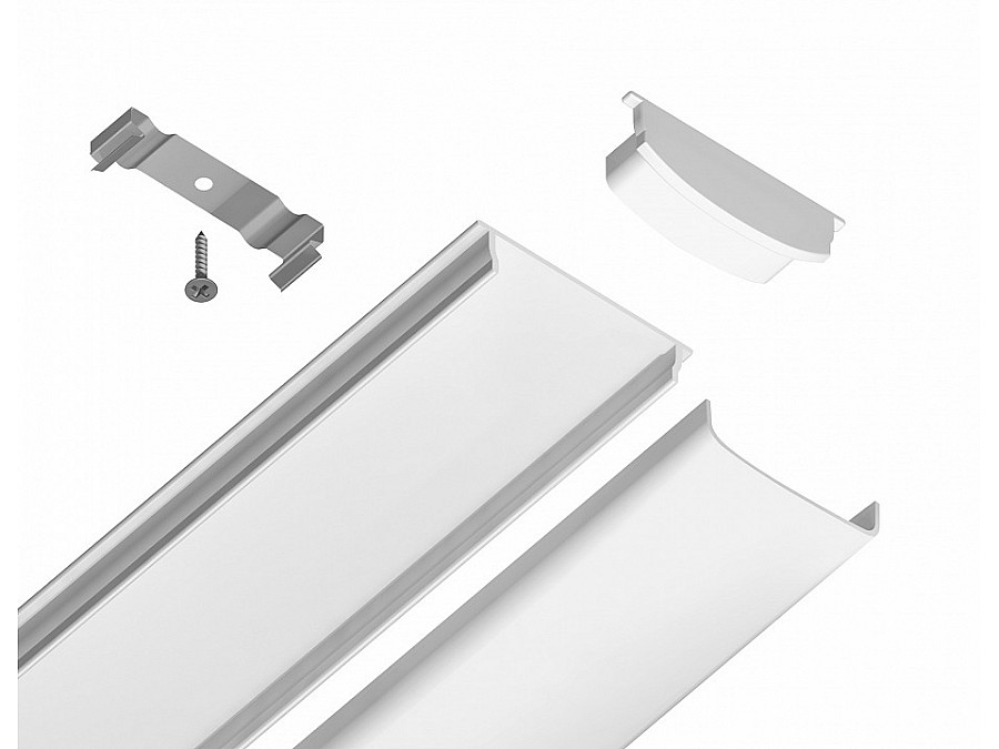 Профиль накладной гибкий Ambrella Light GP GP1600WH