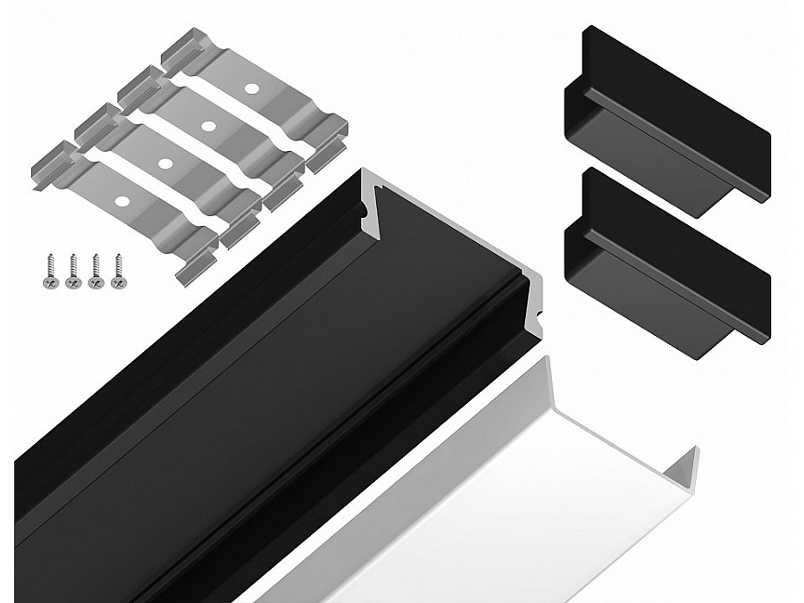 Профиль накладной Ambrella Light GP GP1700BK