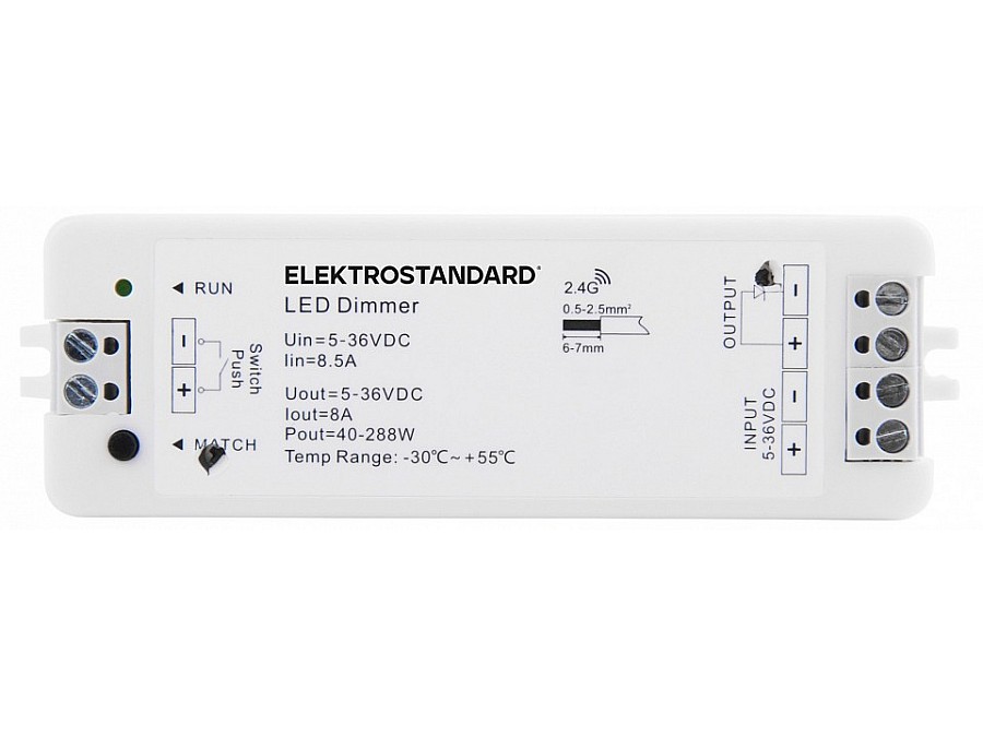 Контроллер-диммер Elektrostandard Аксессуары для светодиодных лент 12/24V 95005/00