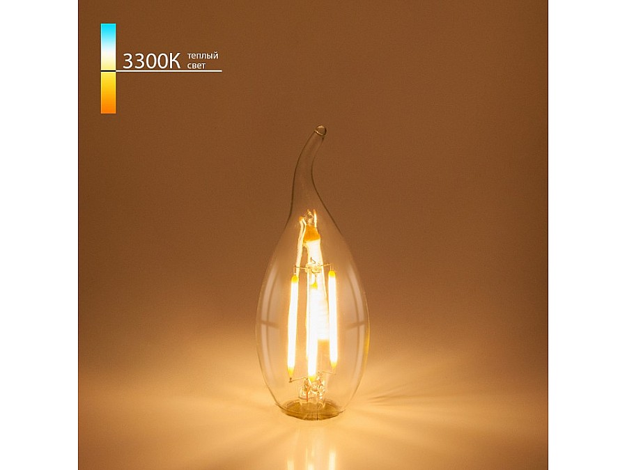 Лампа светодиодная Elektrostandard Свеча на ветру F E14 7Вт 3300K BLE1416