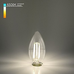 Лампа светодиодная Elektrostandard Свеча F E14 9Вт 6500K BLE1440