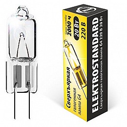 Лампа галогеновая Elektrostandard G4 220V G4 20Вт 2700K a025174