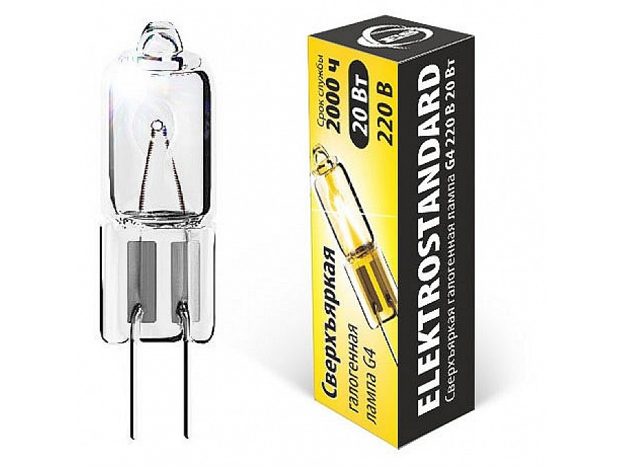 Лампа галогеновая Elektrostandard G4 220V G4 20Вт 2700K a025174