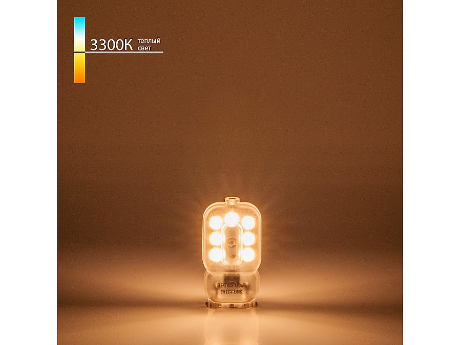 Лампа светодиодная Elektrostandard G9 LED G9 3Вт 3300K BLG906