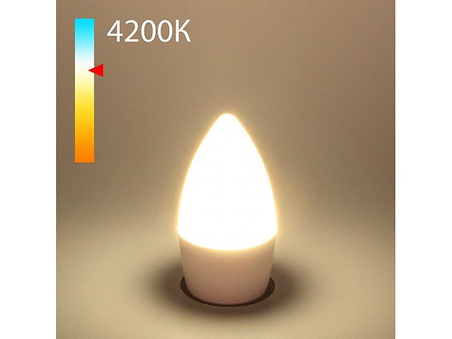 Лампа светодиодная Elektrostandard Свеча E27 8Вт 4200K BLE2716
