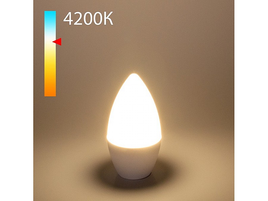 Лампа светодиодная Elektrostandard Свеча E14 8Вт 4200K BLE1403