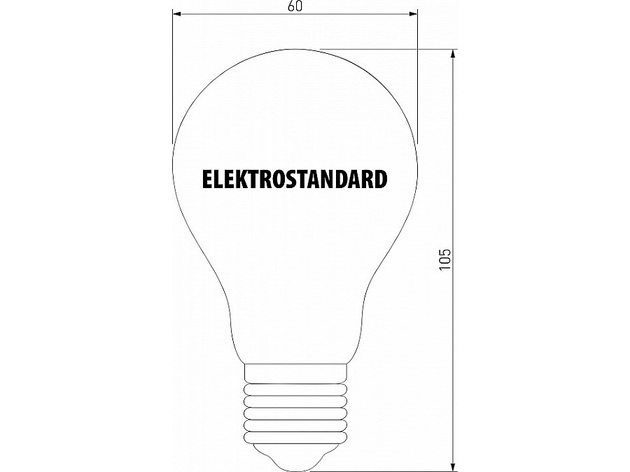 Лампа светодиодная Elektrostandard Classic F E27 8Вт 3300K BLE2705