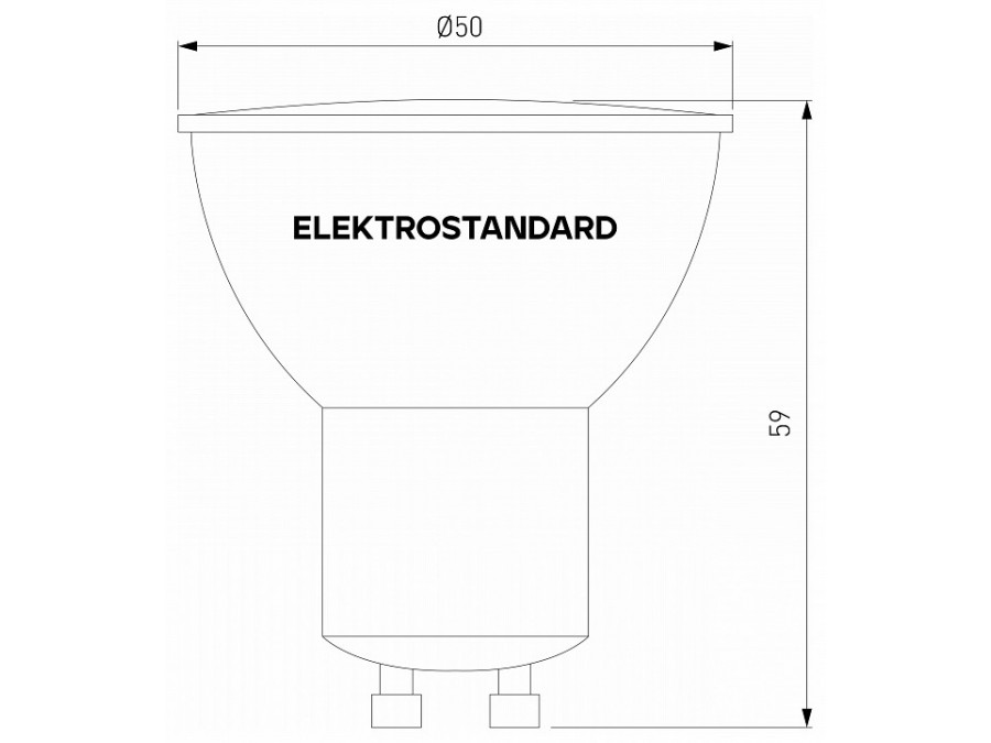 Лампа светодиодная с управлением через Wi-Fi Elektrostandard Умная лампа GU10 GU10 7Вт 3300-6500K BLGU1018