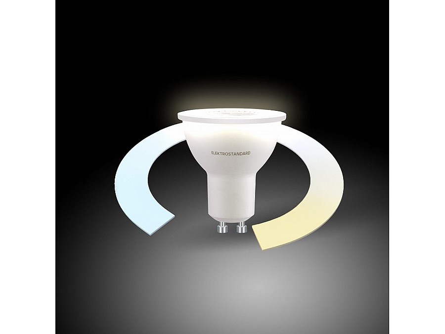 Лампа светодиодная с управлением через Wi-Fi Elektrostandard Умная лампа GU10 GU10 5Вт 3300, 4200, 6500K BLGU1016