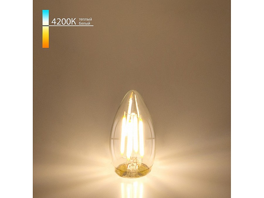 Лампа светодиодная Elektrostandard Свеча F E27 9Вт 4200K BLE2706