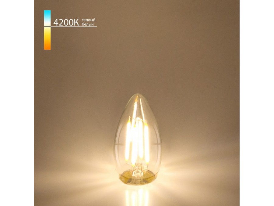 Лампа светодиодная Elektrostandard Свеча F E27 7Вт 4200K BLE2736
