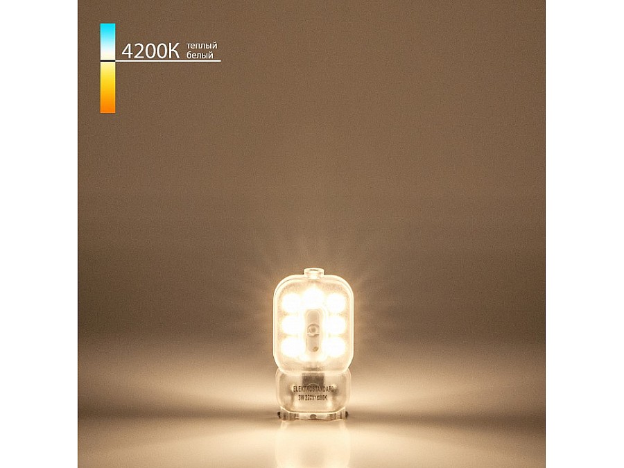 Лампа светодиодная Elektrostandard G9 LED G9 3Вт 4200K BLG907