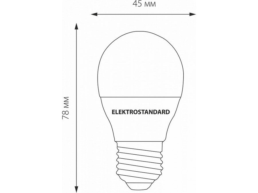 Лампа светодиодная Elektrostandard Mini Classic E27 7Вт 4200K BLE2731