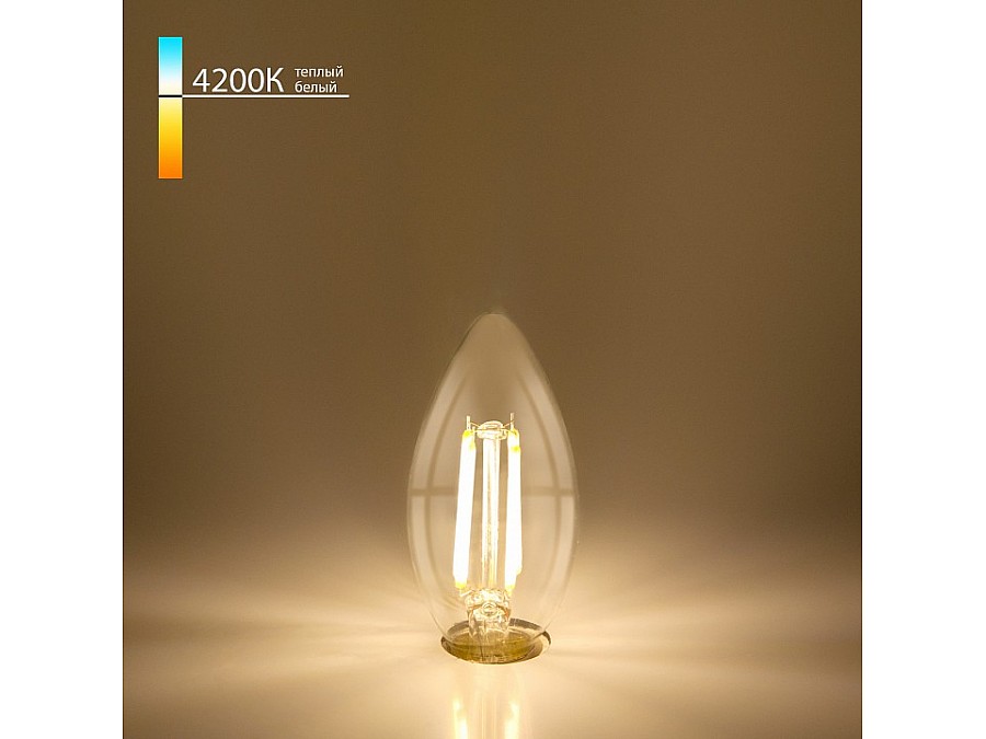 Лампа светодиодная Elektrostandard Свеча F E14 7Вт 4200K BLE1412
