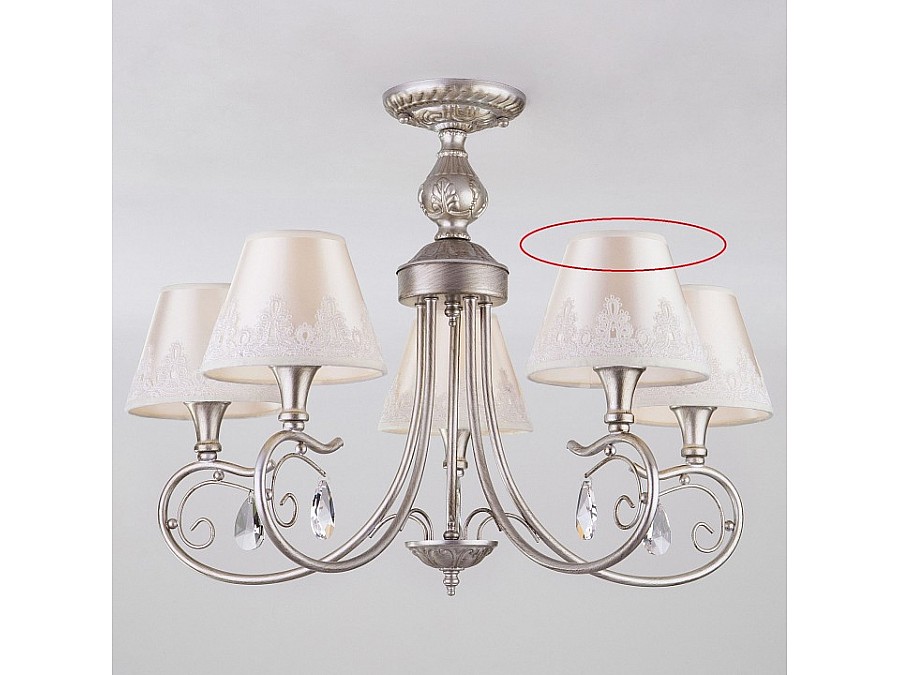 Люстра на штанге Eurosvet Incanto 60069/5 серебро