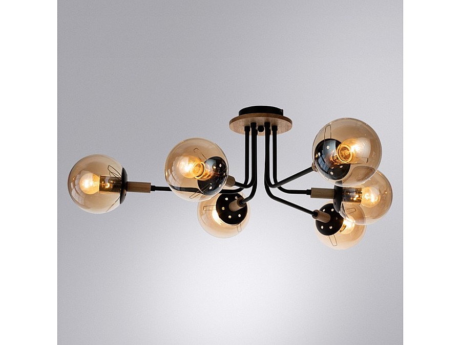 Люстра на штанге Arte Lamp Oxford A2716PL-6BK