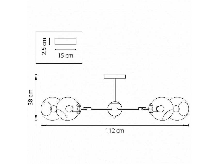 Люстра на штанге Lightstar Beta 785087