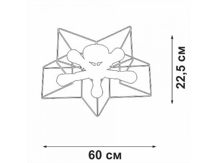 Люстра на штанге Vitaluce V3795 V3795-0/5PL
