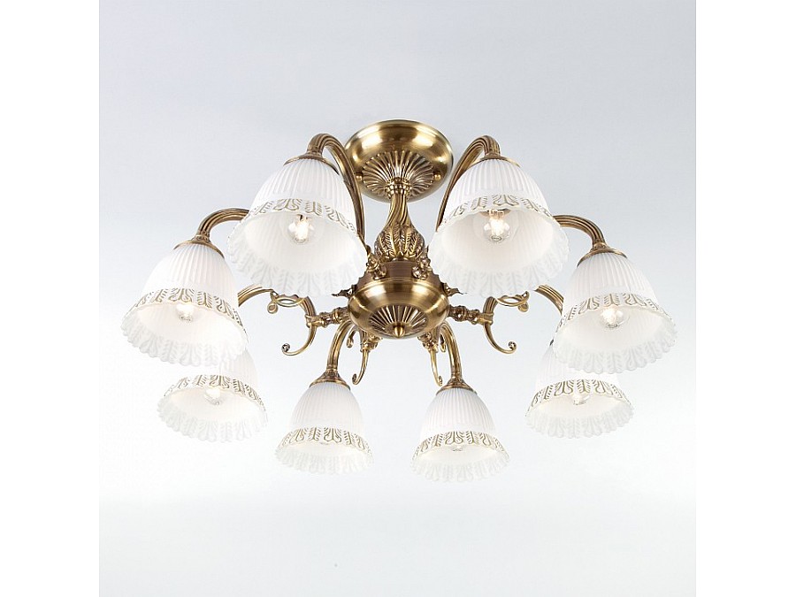 Люстра на штанге Eurosvet Campina 60107/8 античная бронза