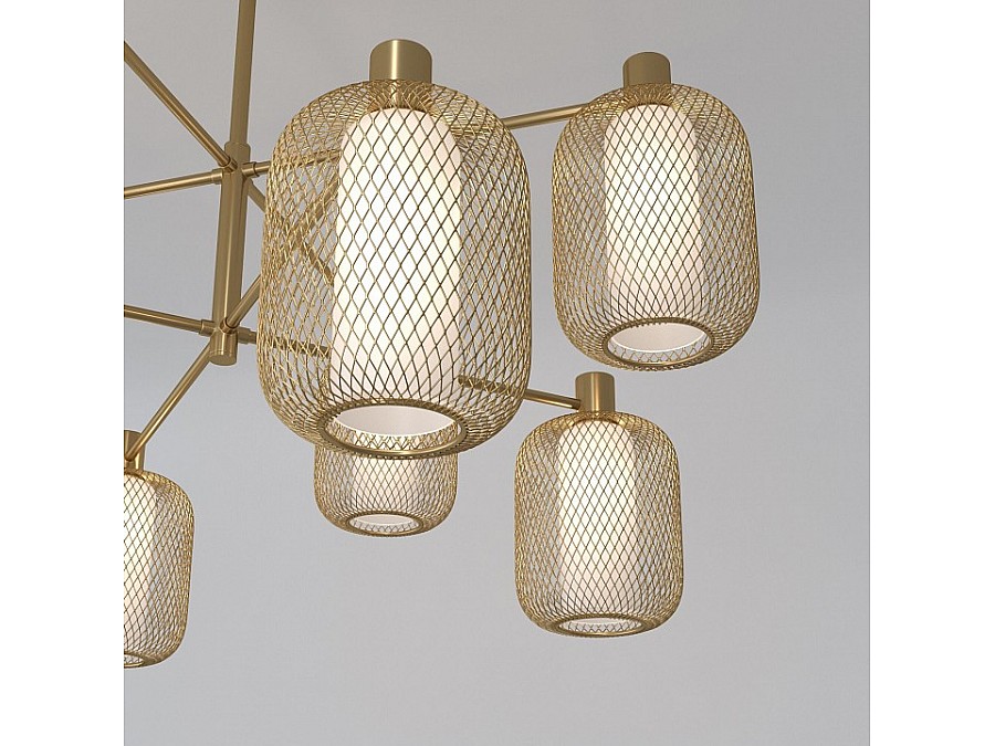 Люстра на штанге Eurosvet Voile 30192/8 золото