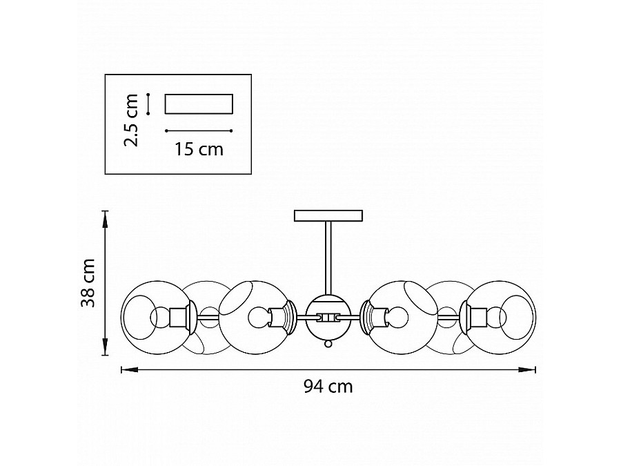 Люстра на штанге Lightstar Beta 785066
