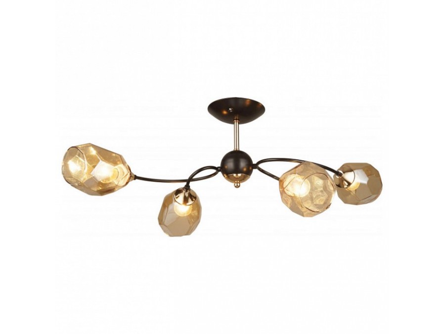 Люстра на штанге Imex MD.4249 MD.4249-4-S-COFFEE+FGD