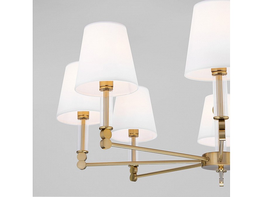 Люстра на штанге Eurosvet Conso 60145/8 латунь