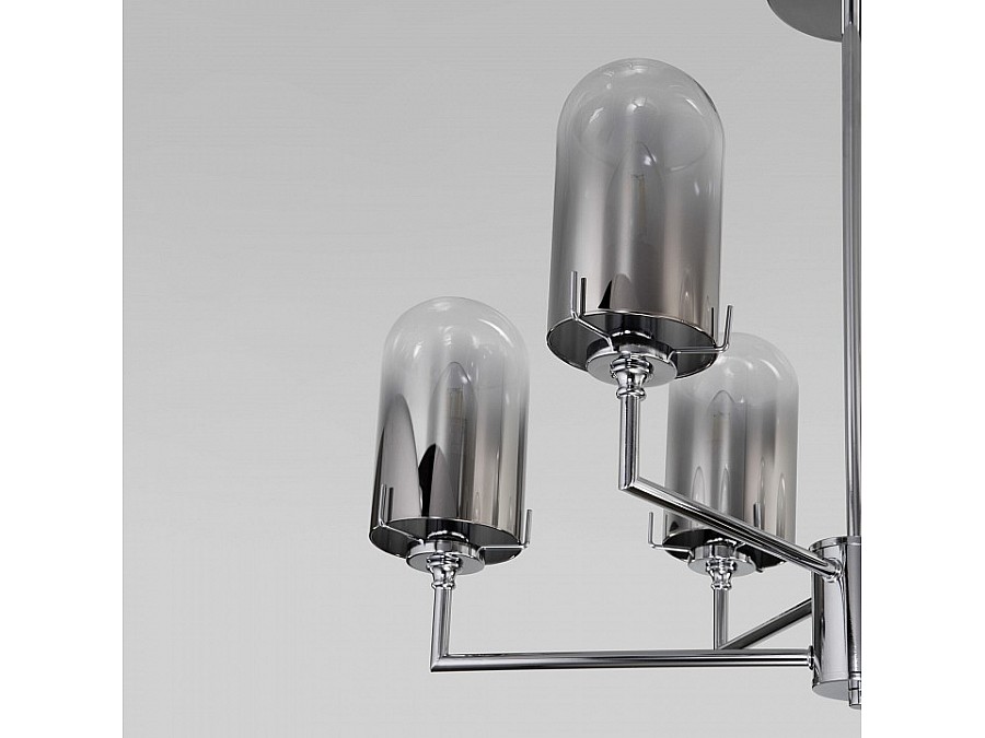 Люстра на штанге Eurosvet Pluto 60156/8 хром