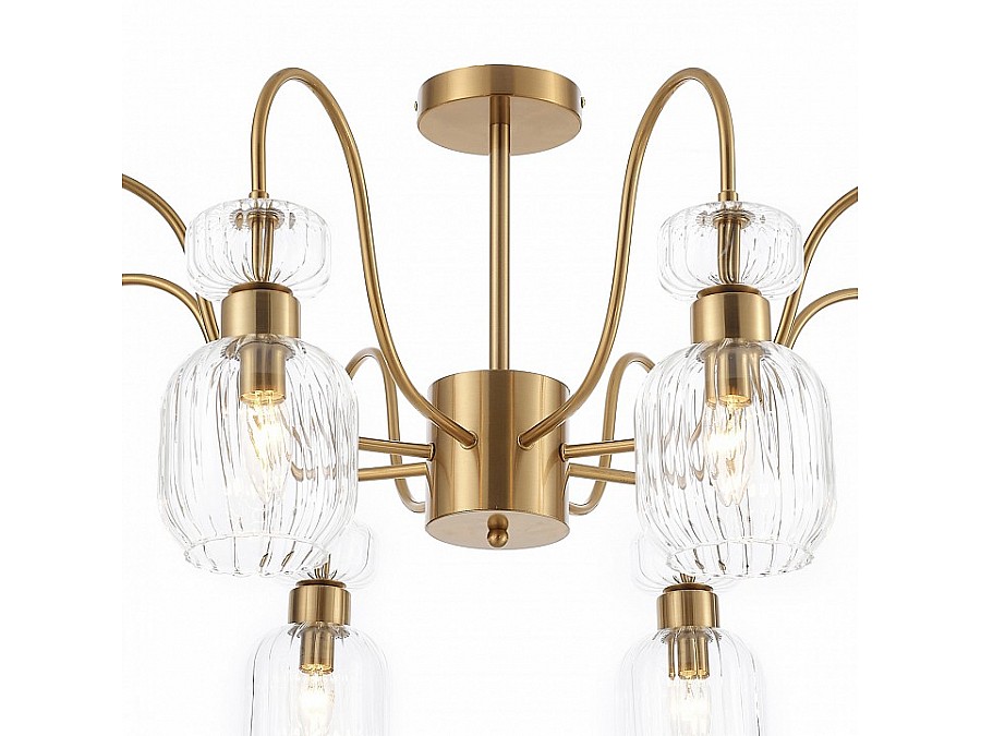 Люстра на штанге Escada Gloss 1141/8PL Clear