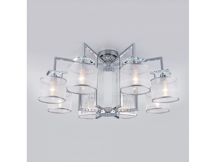 Люстра на штанге Eurosvet Fargo 60123/8 хром Smart