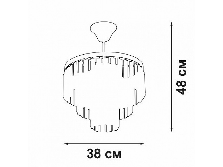 Люстра на штанге Vitaluce V5825 V5825-9/4PL