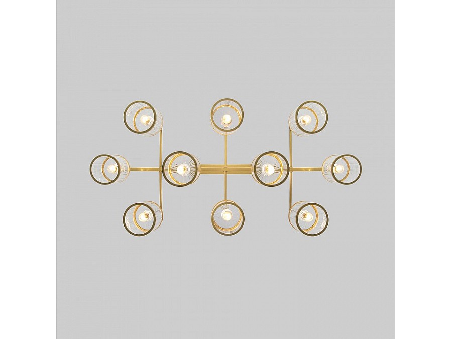 Люстра на штанге Eurosvet Inari 60144/10 золото