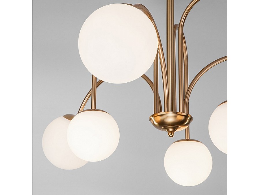 Люстра на штанге Eurosvet Alix 30177/6 латунь