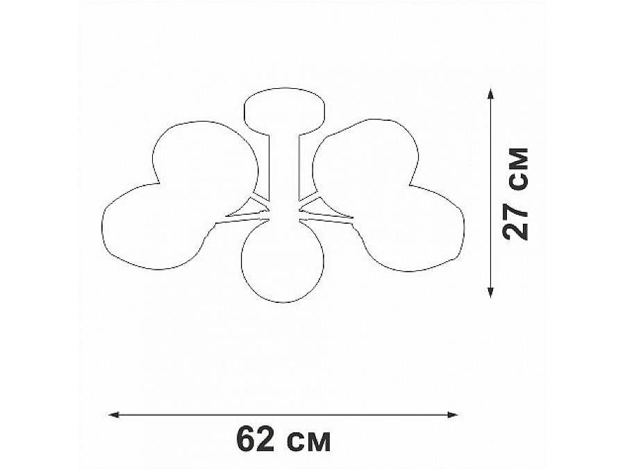 Люстра на штанге Vitaluce V39560 V39560-8/5PL