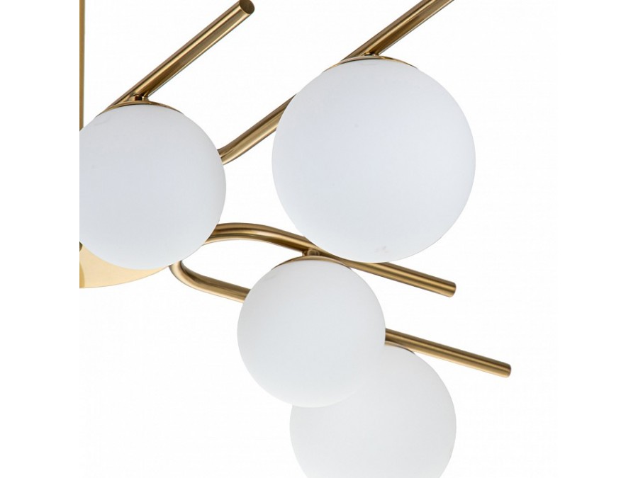 Люстра на штанге Escada Sphere 642/8P Brass