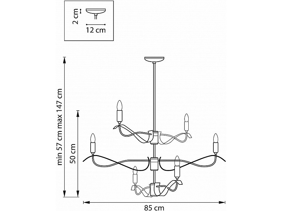 Люстра на штанге Lightstar Ragno 733263