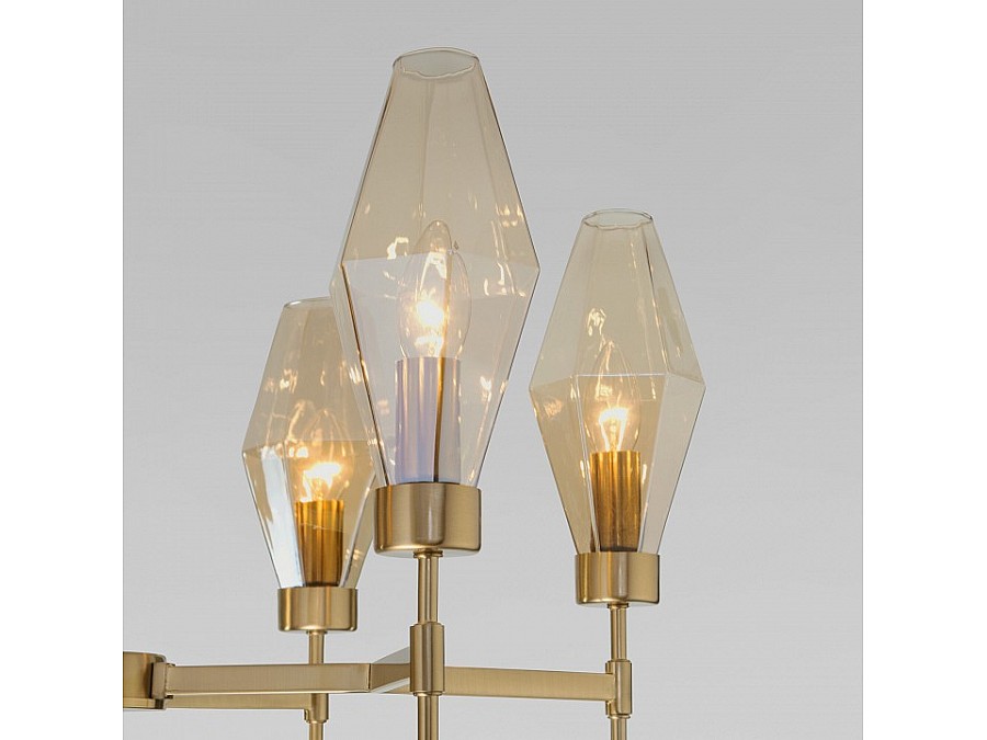 Люстра на штанге Eurosvet Prism 60143/6 латунь