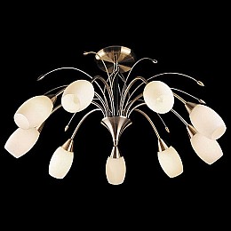 Люстра на штанге Eurosvet Ginevra 22080/9 античная бронза