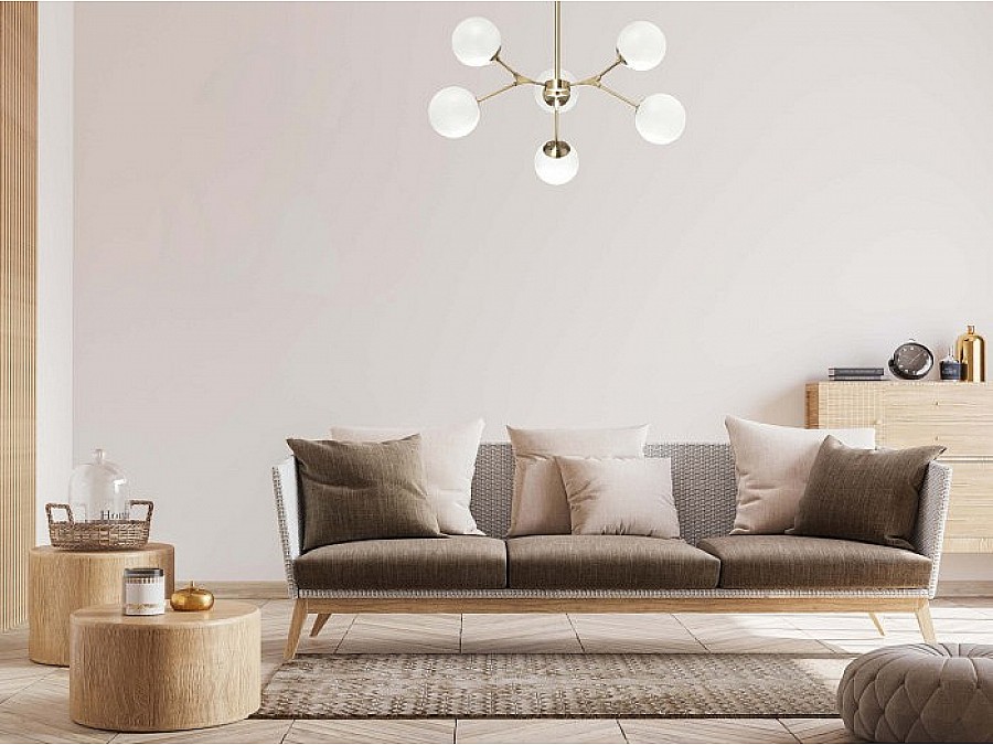 Люстра на штанге DeMarkt Оливия 9 306014006