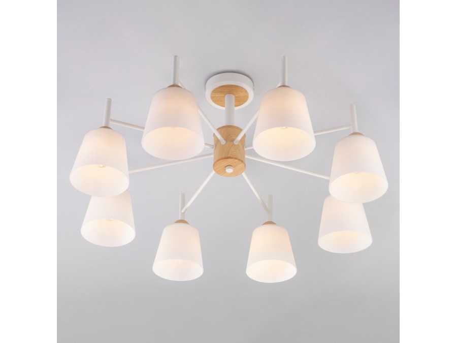 Люстра на штанге Eurosvet Fresco 70085/8 белый