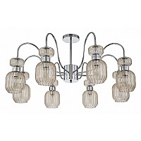 Люстра на штанге Escada Gloss 1141/8PL Chrome/Beige