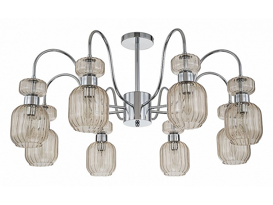 Люстра на штанге Escada Gloss 1141/8PL Chrome/Beige