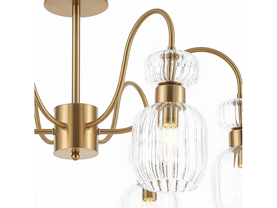 Люстра на штанге Escada Gloss 1141/6PL Clear