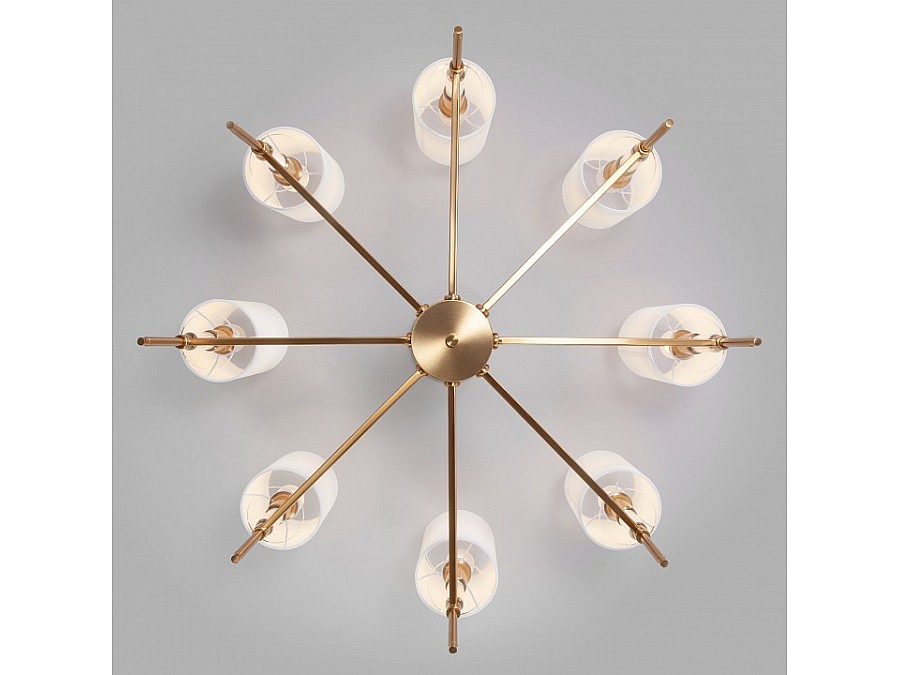 Люстра на штанге Eurosvet Brielle 60132/8 латунь