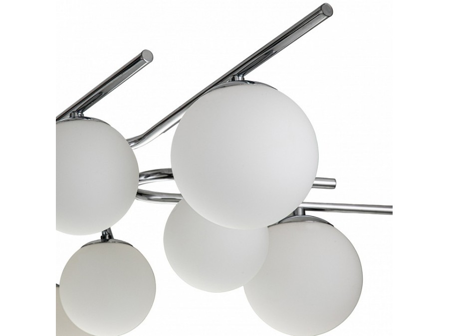 Люстра на штанге Escada Sphere 642/10P Silver