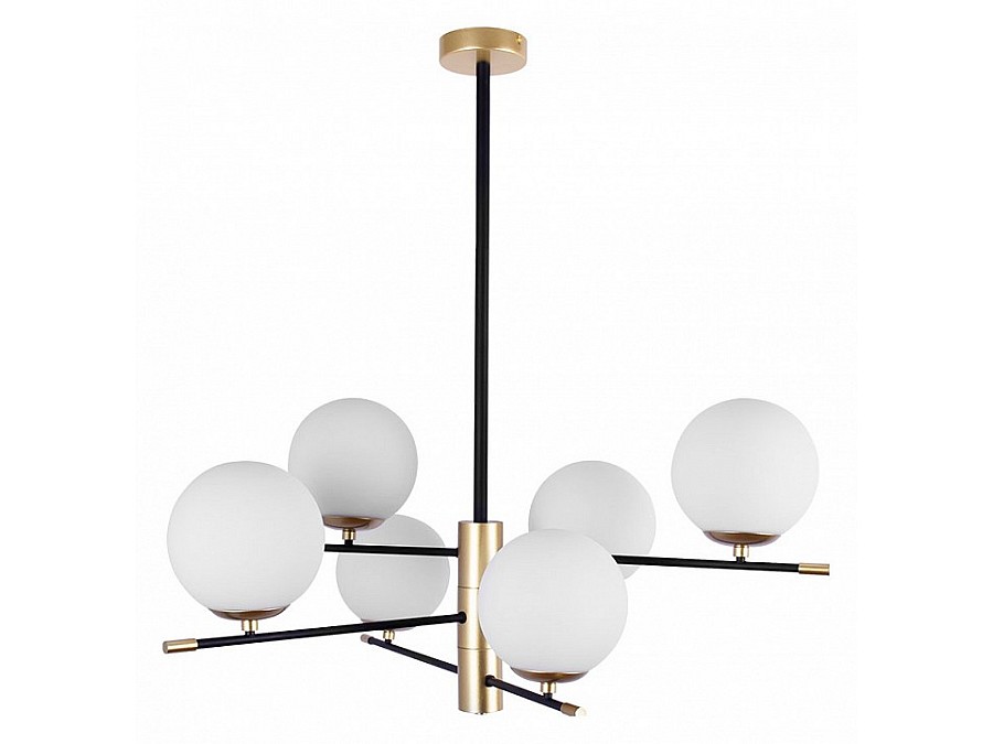 Люстра на штанге Arte Lamp Arkab A2225LM-6BK